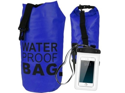 Worek wodoszczelny torba kajak 10l + etui telefon