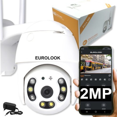 Kamera Bezprzewodowa Alarm WiFi 2Mpx Monitoring IP
