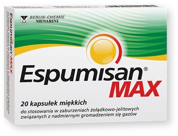 Espumisan MAX, mäkké kapsule, 20 ks