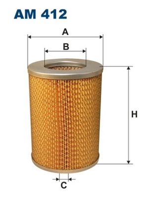 FILTER AIR AM412/FIL FILTRON FILTERS  