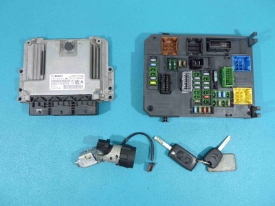 Бортовой компьютер набор 9805947680 citroen c4 ii 1.6 hdi фото №1