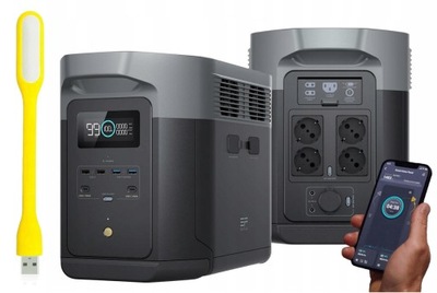 ECOFLOW DELTA 2 MAX STACJA ZASILAJĄCA 2048WH