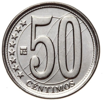 Wenezuela - moneta - 50 Centimos 2012 - MENNICZA - UNC