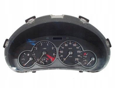 PEUGEOT 206 CUADRO DE INSTRUMENTOS 2 RANURAS CLAVIJAS 9634961480 EU  