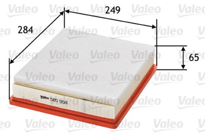 VALEO 585058 FILTRO AIRE  