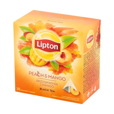 Herbata Lipton brzoskwinia i Mango piramidka 20szt