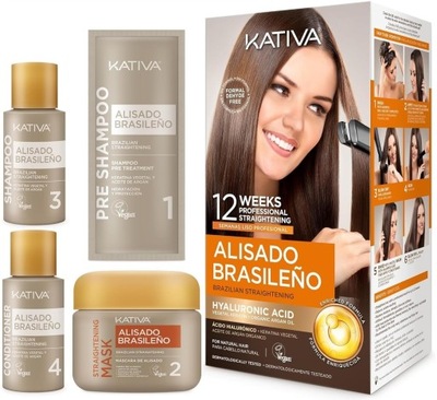 KATIVA ZESTAW Do Keratynowego Prostowania Włosów
