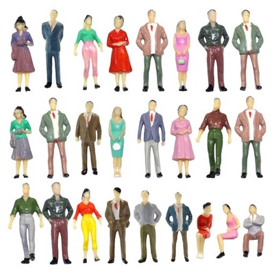 zr-50. Figures of people in 1/50, various