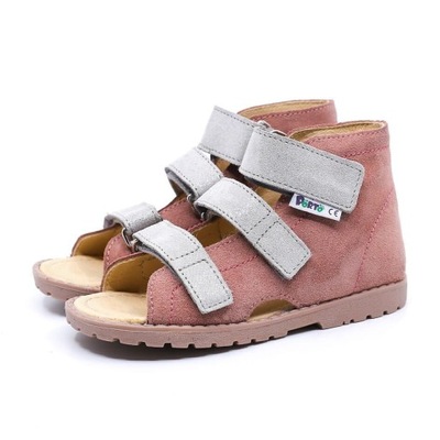 KAPCIE DZIECIĘCE SANDAŁY PROFILAKTYCZNE Z OBCASEM THOMASA MRUGAŁA PORTO R29