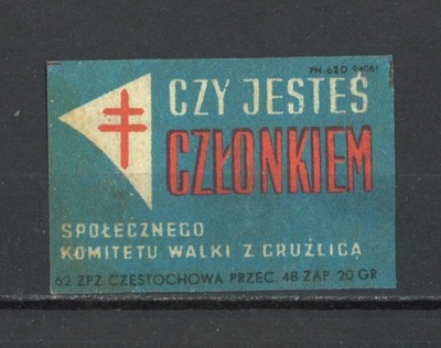 ETYKIETA ZAPAŁEK - Polska. Czy jesteś... Z 347