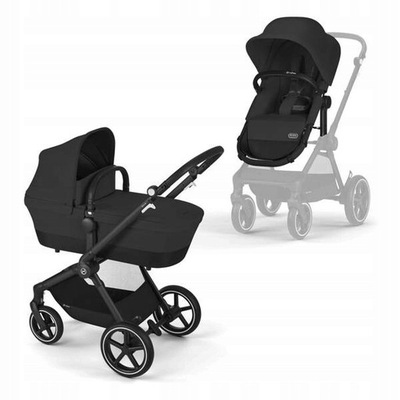 WÓZEK 2W1 Cybex GOLD EOS Black Moon Black