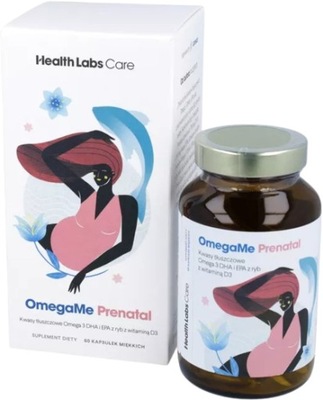 OmegaMe Prenatal OMEGA 3 DHA EPA Tehotenstvo HEALTH LABS Rybí olej Sardely