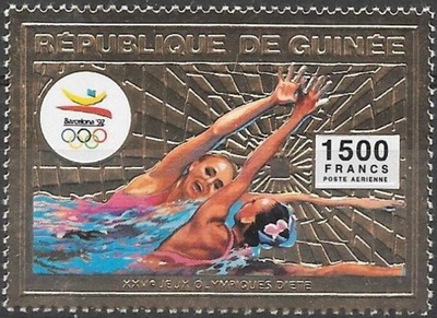 Gwinea 1992 Znaczek 1376 ** sport igrzyska olimpijskie Olimpiada