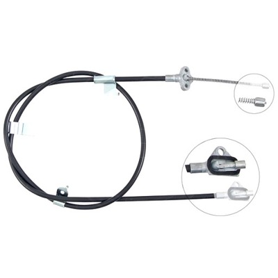 Трос тормоза ручного задняя p do subaru justy фото №1