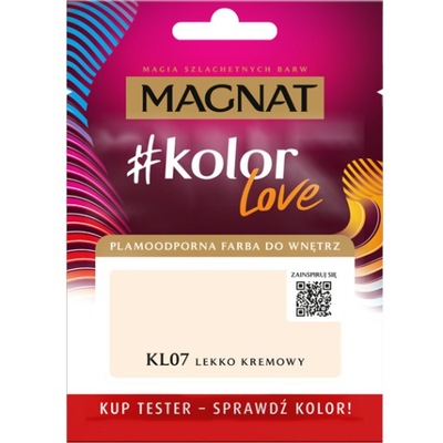 Tester MAGNAT #kolorLove KL07 lekko kremowy 25ML