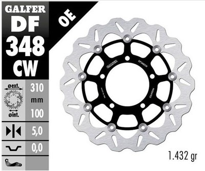 GALFER DISC BRAKE FRONT SUZUKI GSX R 750  