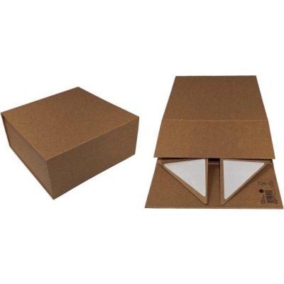 PUDEŁKO KRAFTOWE GŁADKIE ZAMYKANE NA MAGNES