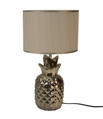 LAMPA stojąca biurkowa LAMPKA nocna Ananas CERAMIK