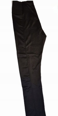 czarne legginsy wyszczuplające szeroka guma w pasie