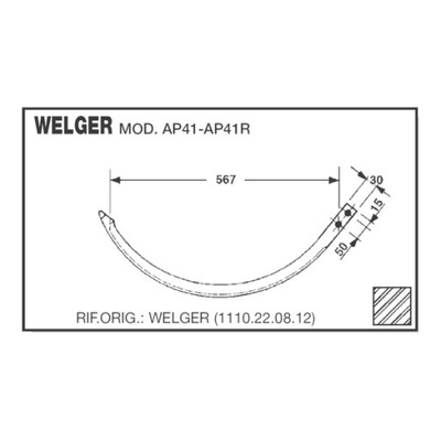 ИГОЛКА ПРЕСА WELGER AP41,AP41R MOTOGENERIC