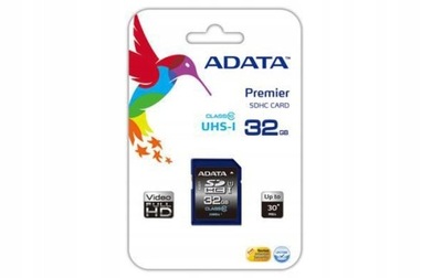 ADATA 32GB SDHC Class 10 USH-I, ASDH32GUICL10-R