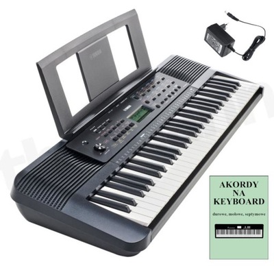 YAMAHA PSR-E273 Edukacyjny Keyboard z zasilaczem