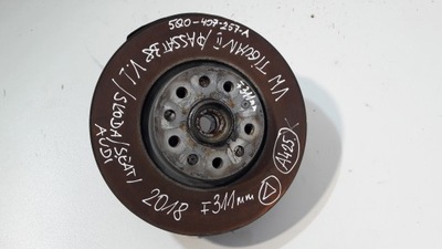 Vw t-roc tiguan ii 2018 поворотний кулак лівий перед ступиця 5q0407257a фото №1