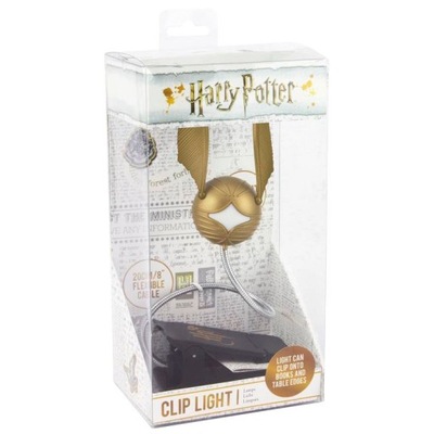 Złoty Znicz Lampka na Klipsie Harry Potter