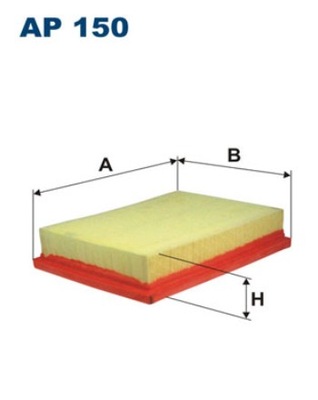 AP 150 - ФИЛЬТРON - ФИЛЬТР ВОЗДУХА FORD FIESTA 1.4