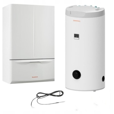 PIEC KOCIOŁ GAZOWY ZESTAW EXTRA 24 STANDARD KONDENS ZASOBNIK 125 l IMMERGAS