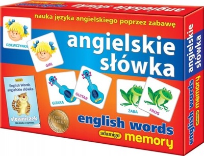 ANGIELSKIE SŁÓWKA -MEMORY ADAMIGO