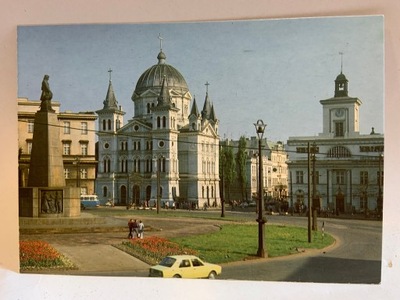 ŁÓDŹ PLAC WOLNOŚCI POCZTÓWKA 1989