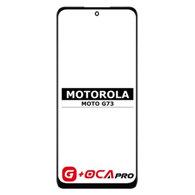 Szybka wyświetlacza z OCA do Motorola Moto G73 5G