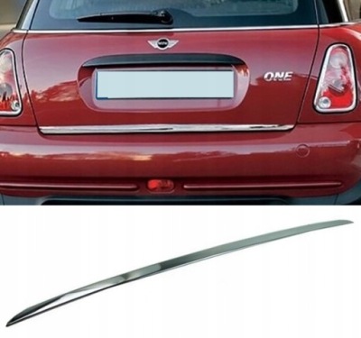 MINI ONE COOPER R50 R52 R53 MOULURE CHROME SUR COUVERCLE DE COFFRE photo