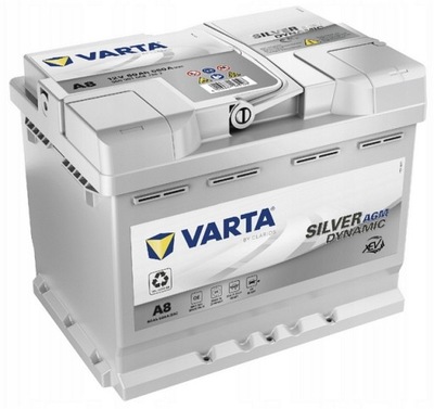 АКУМУЛЯТОР VARTA SILVER AGM 60AH 680A A8