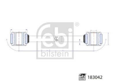 FEBI BILSTEIN LACZNIK/WSPORNIK STABILIZATORIAUS FE183042 