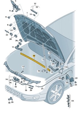 НОВЫЕ ОРИГИНАЛЬНЫЕ AUDI OE УПЛОТНИТЕЛЬ 8R0823723B