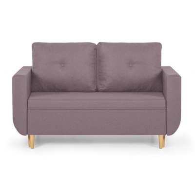 Sofa kanapa 2 os z funkcją spania DORO różowa