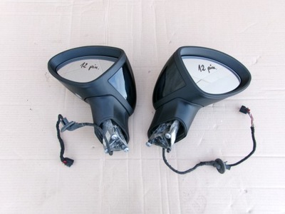 Porsche cayenne 7p5 дзеркало ліва праве 12pin фото №1