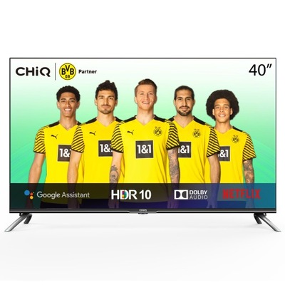 CHiQ 40 Smart TV,Android TV,HDR10,Netflix,DVB-T2
