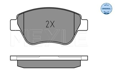 Гальмівні колодки гальмівні 0252370617/w mey фото №1