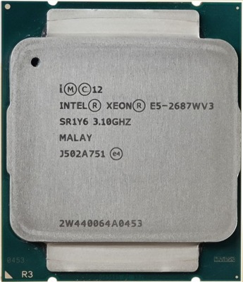 Intel Xeon E5-2687W V3 SR1Y6 3,1-3,6 GHz LGA2011-3