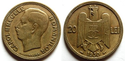 Rumunia 20 lei 1930