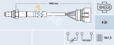 FAE 77461 SONDA LAMBDA  