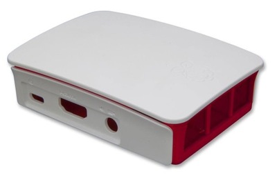 Obudowa do Raspberry Pi 3B oficjalna biało-czerwona