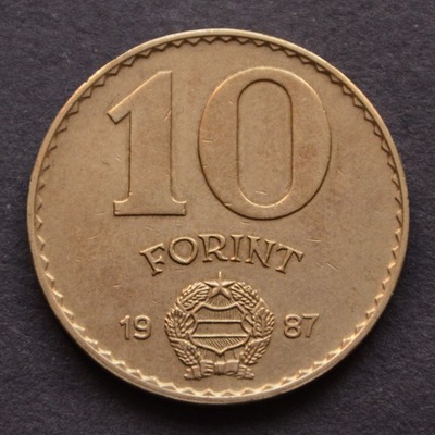 Węgry - 10 forint 1987 !WYPRZEDAŻ!