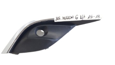 Mazda 6 lift решётка бампера правая перед фото №1