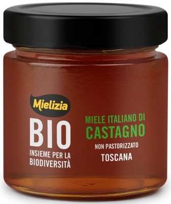 Miód nektarowy kasztanowy BIO 300 g Mielizia