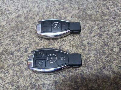 Mercedes w211 ключ pilot rybka хром w219 w221 фото №1