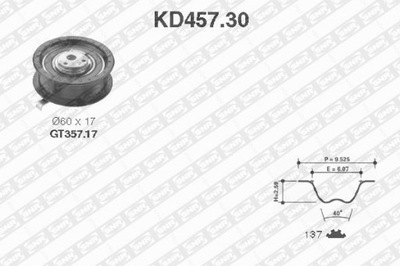 КОМПЛЕКТНЫЙ ГРМ SNR KD457.30 KD45730